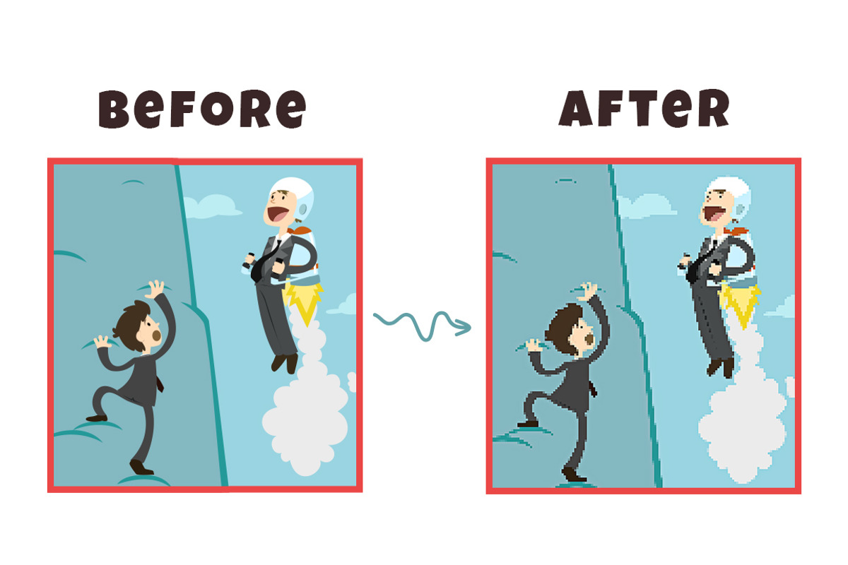 Pixalate Action, an Action Add-On by HipFonts (Photo 3 of 4)