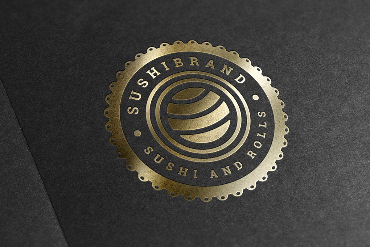 18 Sushi Bar Logos and Badges, a Branding & Logo Template by Vasya Kobelev (Photo 13 of 13)