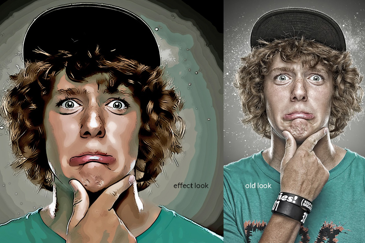 Portrait Cartoon Photoshop Action, an Action Add-On by MRI STUDIO (Photo 7 of 10)