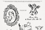 Under the Cottage Roof: Line Art, an Animal Illustration by Purple (Thumbnail 7 of 16)