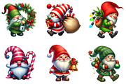Free Green Christmas Gnome Steal, an Illustration by DreamArtGraphic (Thumbnail 5 of 5)