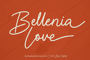 Bellenia Love Handwriting Signature