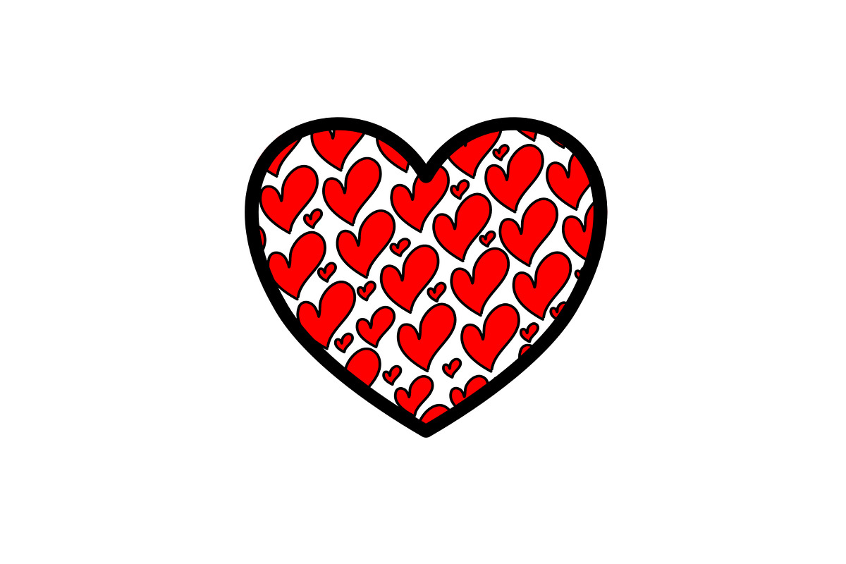 Valentines day heart png, a Graphic by Dream Imagine Create