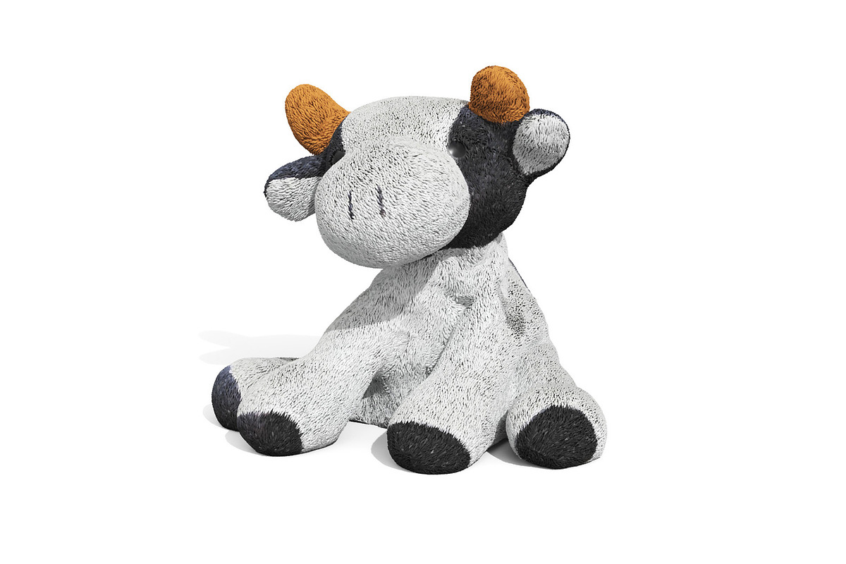 Toy Little Cow, an Animal 3D Model by 3DCargo (Photo 2 of 16)