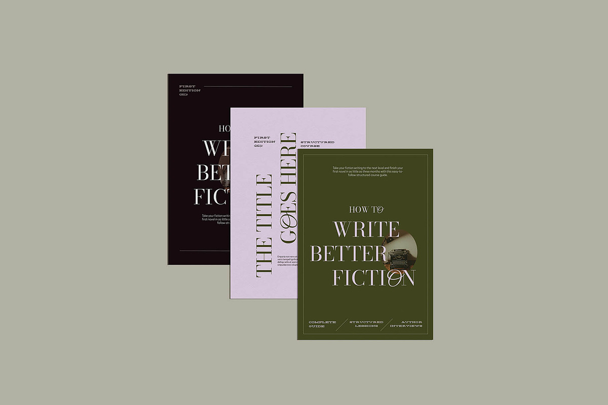AZUREA minimalist ebook/workbook, a Print Template by Slate Studio (Photo 3 of 5)