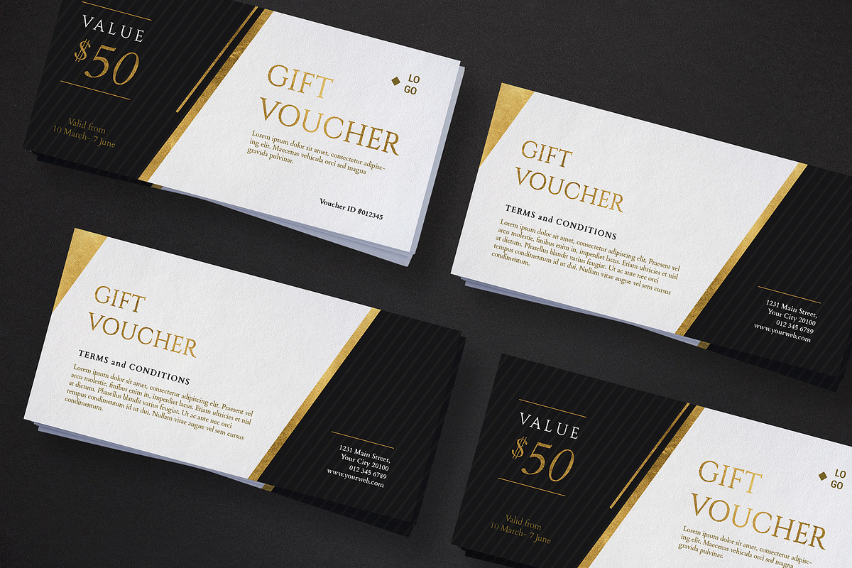 Gift Voucher, a Card Template by Creativestoree (Photo 3 of 3)