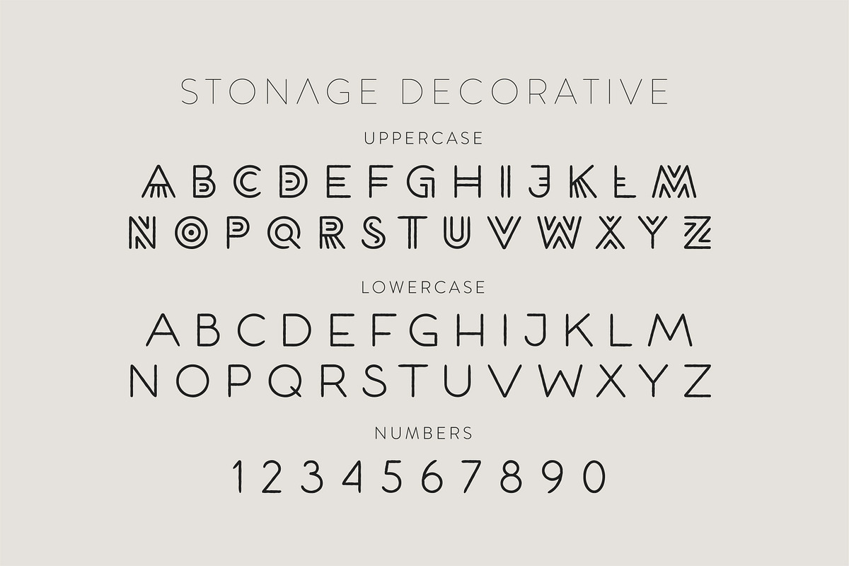 Stonage - Handwritten Font Family, a Symbol Font by Struvictory.art (Photo 4 of 11)