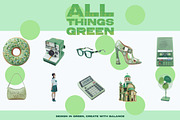 ALL THINGS GREEN: 250 PNG Elements, an Object Graphic by Megan Aili Designs (Thumbnail 12 of 17)
