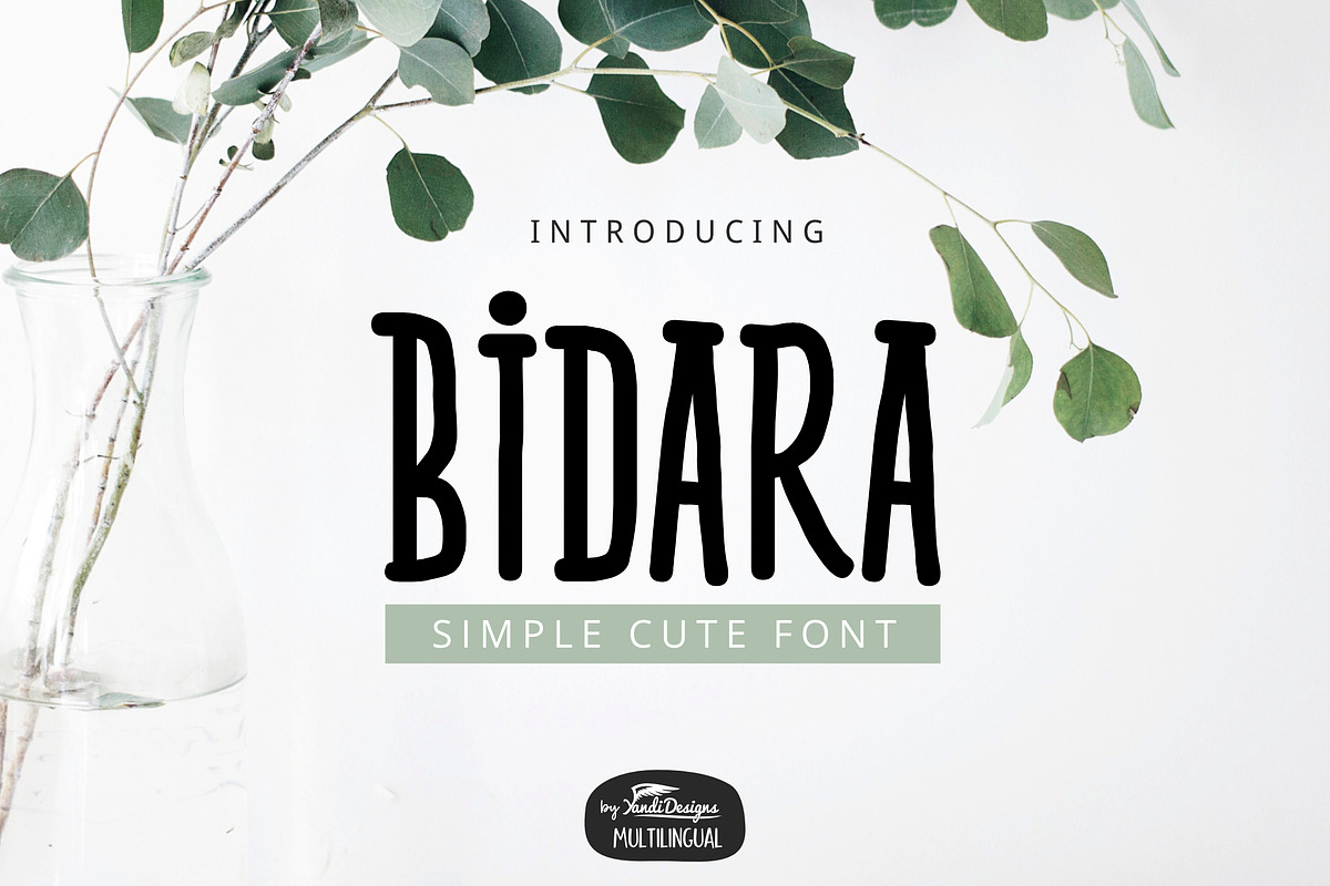 Bidara Font, a Serif Font by YandiDesigns (Photo 1 of 4)