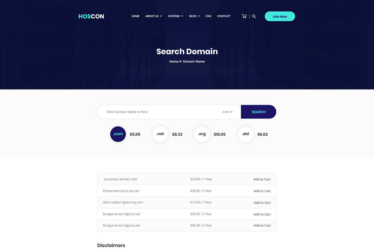 Hoscon - Hosting Business Template, a HTML Template by THESOFTKING (Photo 5 of 5)