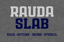 Rauda Slab Font Family
