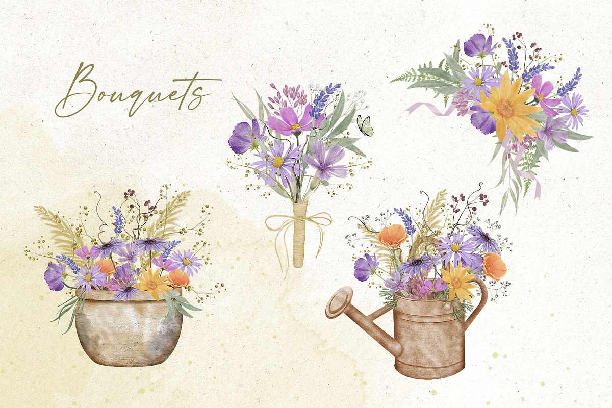 Weeds & Wildflowers Design Set, an Illustration by Maggie Stilwell Design (Photo 12 of 16)