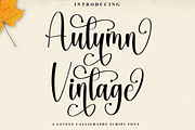 Autumn Vintage, a Handwritten Font by InermediaSTUDIO (Thumbnail 1 of 8)