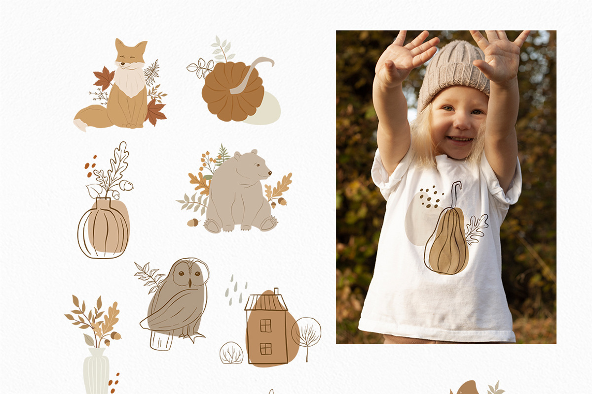 AUTUMN LIFE kids collection, an Animal Illustration by polikarpovaart (Photo 3 of 11)