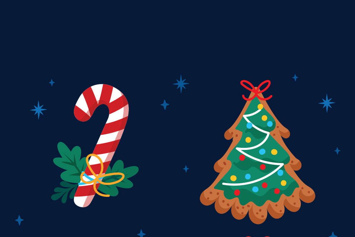 Hand Drawn Christmas Elements, a Decorative Illustration by MISS CHATZ (Photo 3 of 3)