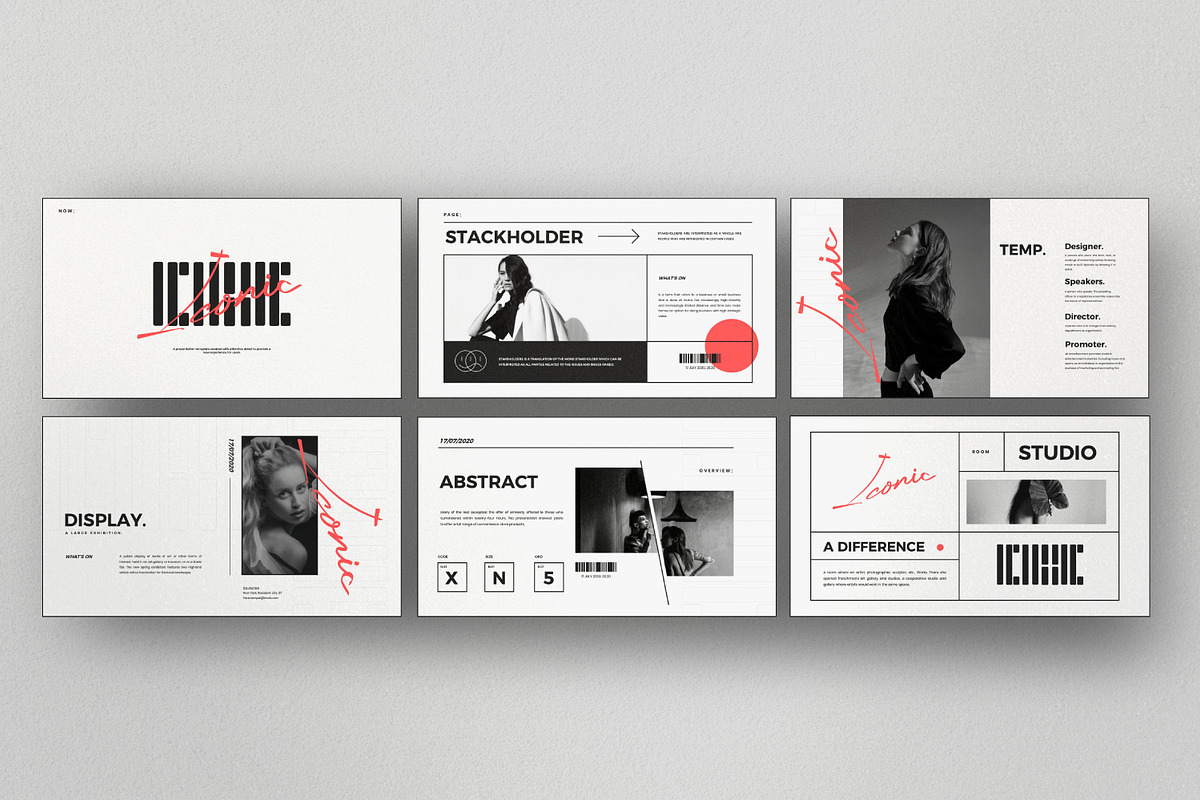 Iconic - Minimal Lookbook Powerpoint, a Presentation Template by Dirtytemp Studio (Photo 5 of 10)