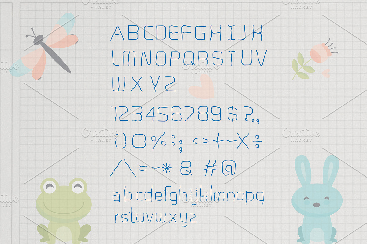 Kidoku Font preview 2