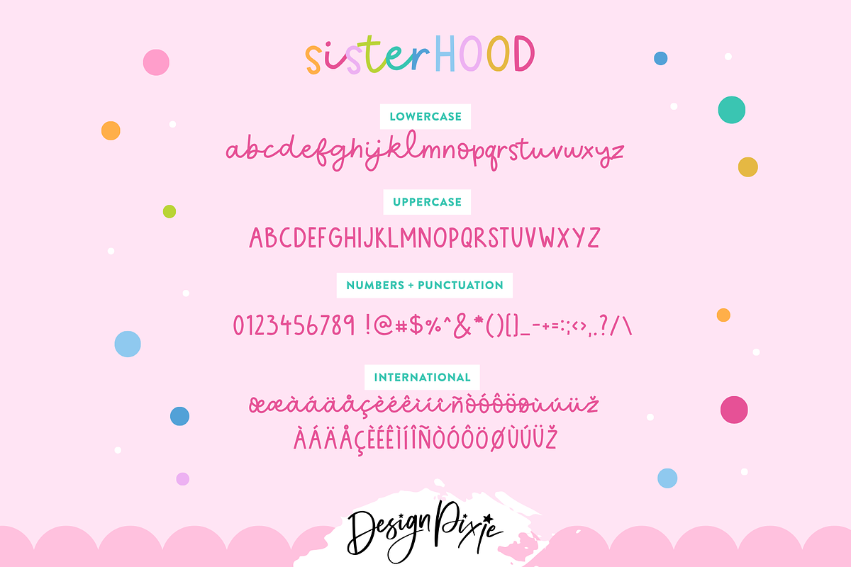 Sisterhood Font, a Handwritten Font by Design Pixie (Photo 8 of 8)