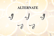 Orange | Script Font, a Handwritten Font by Scratchones (Thumbnail 8 of 9)