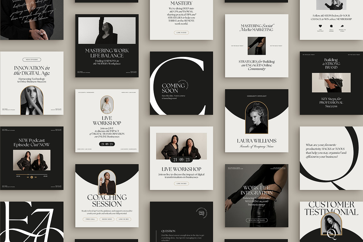 Business Course Creator Bundle CANVA, a Magazine Template by Studio Loire (Photo 3 of 22)
