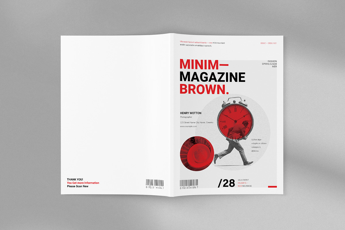 Magazine Template, a Magazine Template by ElvinPrint (Photo 15 of 17)