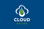 Cloud Wwaterdrop and Leaf Logo, a Branding & Logo Template by Buqancreative (Thumbnail 2 of 2)