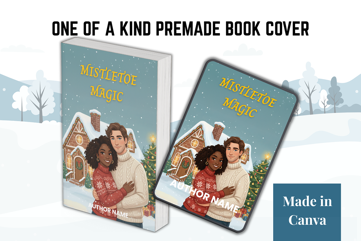 Premade Holiday Romance Book Cover