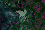 Watercolor Plum Damask Textures, a Texture Graphic by Digital Curio (Thumbnail 5 of 7)