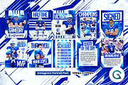 American Football Social Media Pack, a Social Media Template by Geelator Studio (Thumbnail 2 of 4)