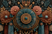 Boho Rhapsody, a Pattern Graphic by Printable Treasure (Thumbnail 3 of 6)