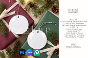 Ornament Mockup Set of 2, a Household Mockup by EmpaviMockups (Thumbnail 1 of 5)