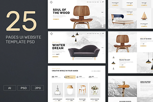 M989 Website Template Design UI Kit, an App Template by Capi Product