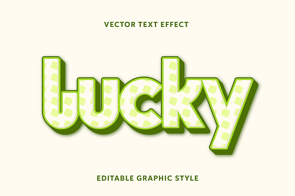 Retro Pattern Bold Text Effect preview 3