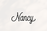 Nancy – Charming Monoline Script Fon, a Handwritten Font by Creative Foundry (Thumbnail 1 of 8)