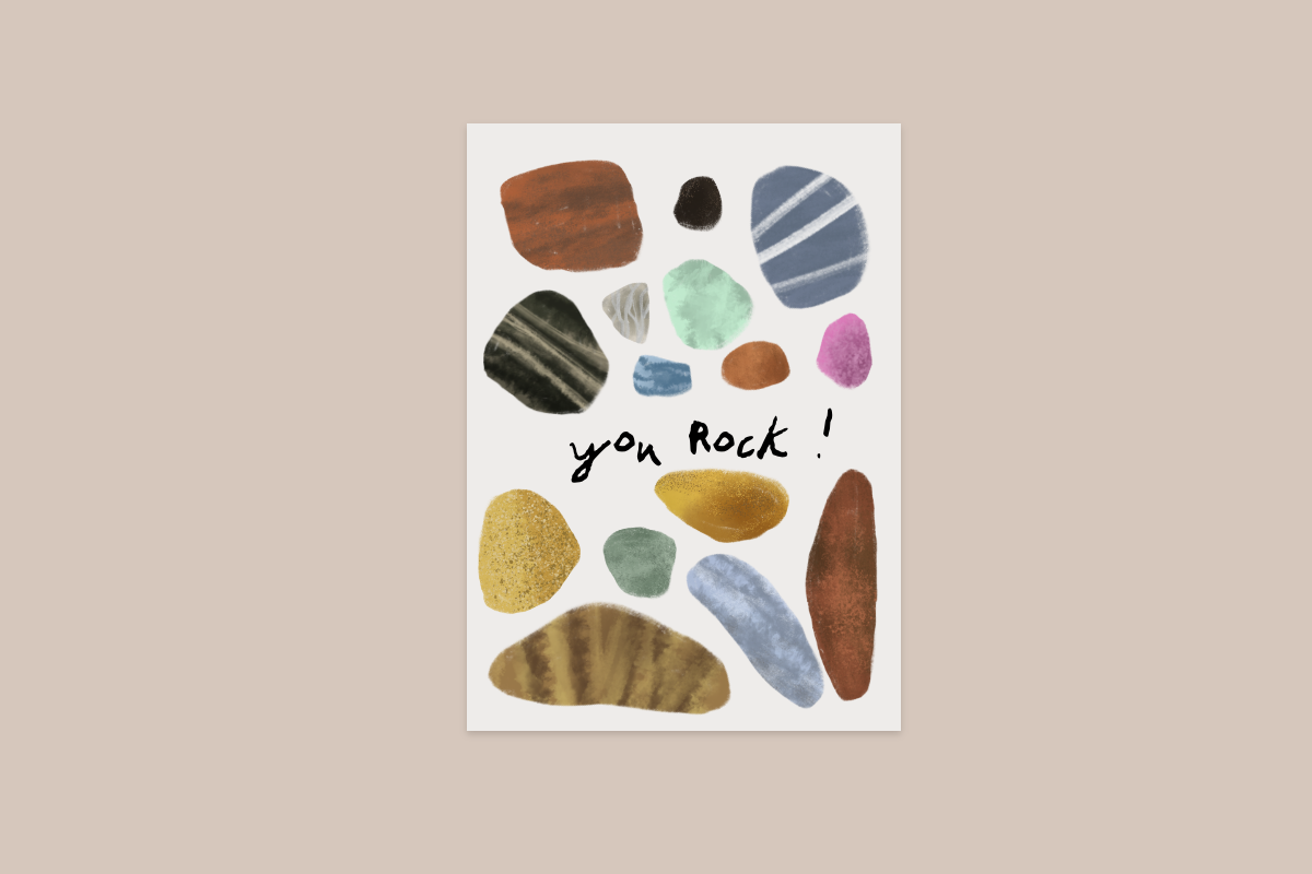 30 Watercolor Stone Illustrations, a Decorative Illustration by Roooar Studio (Photo 6 of 8)