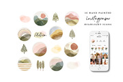 64 Watercolor Instagram Highlight, a Work Illustration by beatriceviyiwi (Thumbnail 3 of 5)