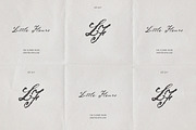 Chapter One Textured Vintage Scrip, a Script Font by AnMark (Thumbnail 8 of 12)