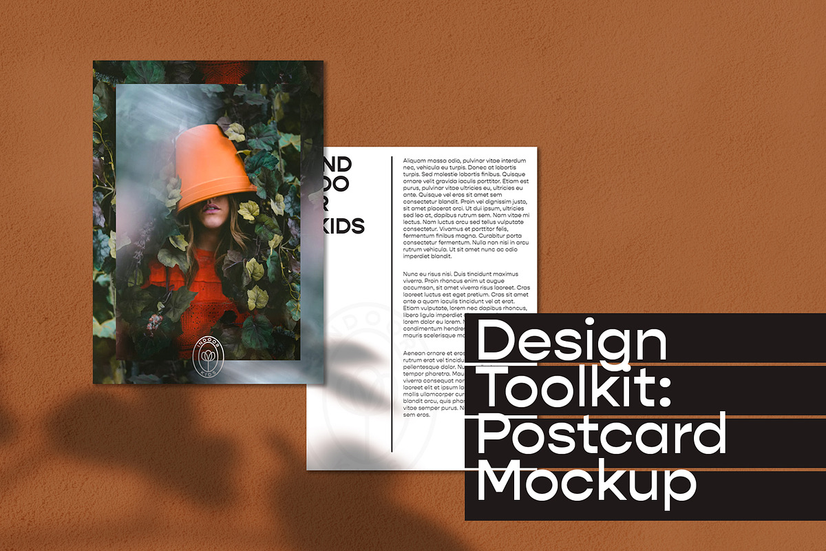Quick Postcard Mockup, a Print Template by Midnight Grim (Photo 1 of 3)