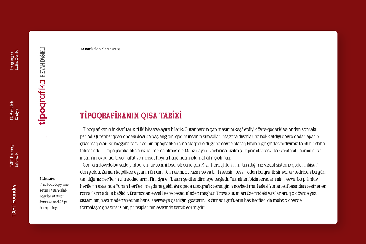TA Bankslab Art Nouveau, a Slab Serif Font by TAFT Foundry (Photo 5 of 10)