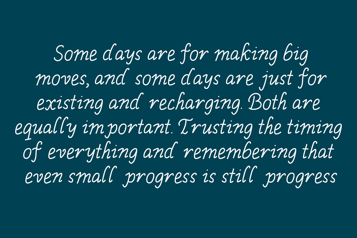 Handwritten Playful Elegant Font, a Handwritten Font by Ashiya Pixel (Photo 13 of 14)