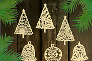 Paper Christmas set., a Decorative Illustration by Lunoceros (Thumbnail 5 of 6)