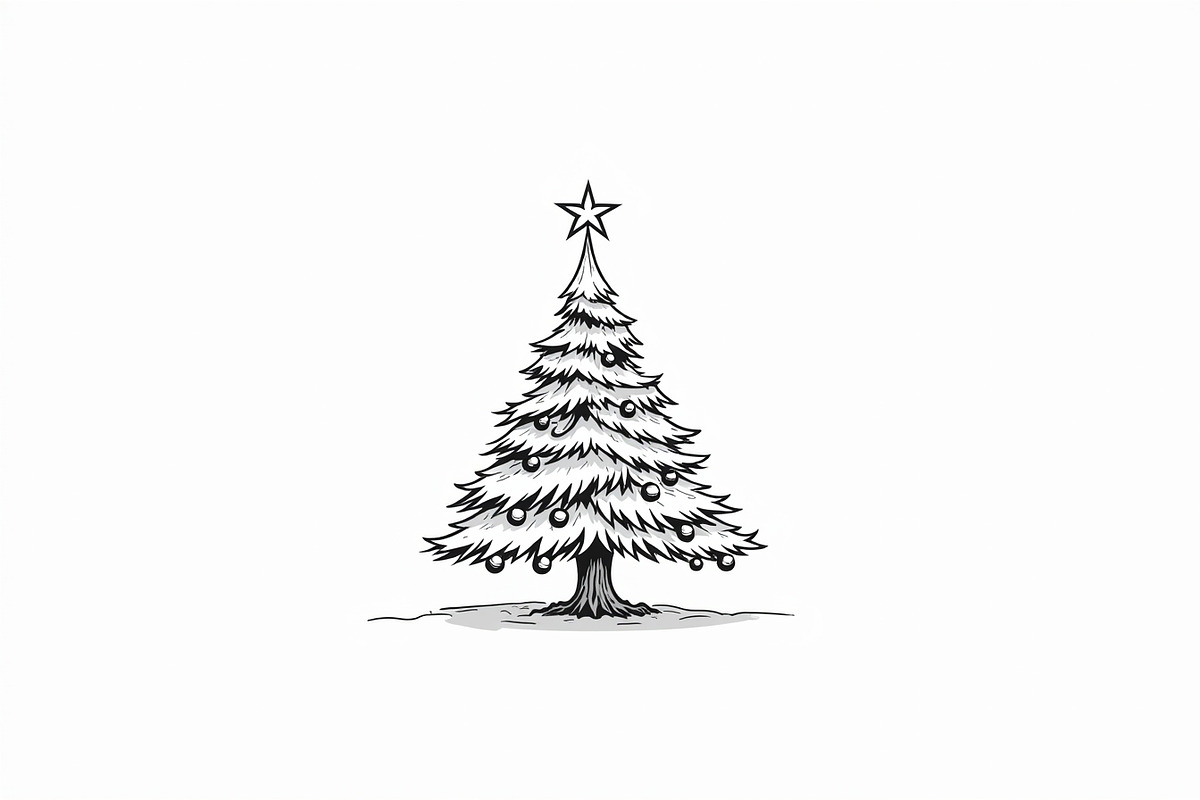 Holiday Window Christmas Tree Bundle, an Illustration by Amazin_art (Photo 5 of 21)