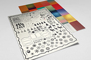 Christmas CardCreator + 200 Elements, a Texture Illustration by BMACHINA Labs. (Thumbnail 5 of 5)