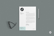 Minimalist Letterhead, a Stationery Template by AyshaCanvas (Thumbnail 1 of 3)