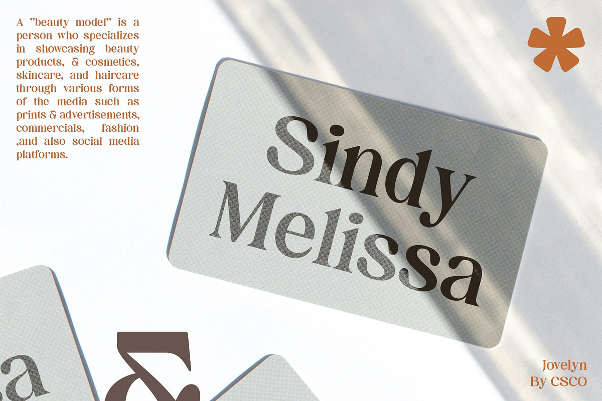 Jovelyn – Retro Font, a Serif Font by Craft Supply Co. (Photo 5 of 7)
