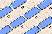 3D iPhone Presentation Mock-Up 20, an iPhone Mockup by Graphicsworld125 (Thumbnail 2 of 7)