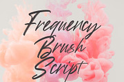 Frequency Brush Font, a Script Font by Analogous (Thumbnail 1 of 5)