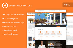 Architecture PSD Website Templates