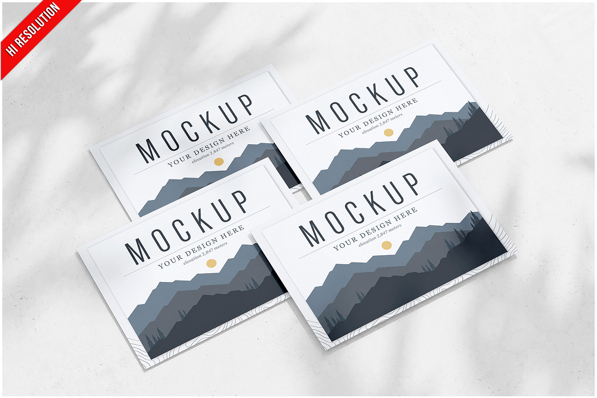 Post Card PSD, an Advertising Mockup by Bruno's Shop (Photo 1 of 3)
