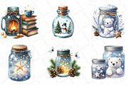 Christmas Magic Jars Clipart, an Illustration by DreamPrint404 (Thumbnail 2 of 4)